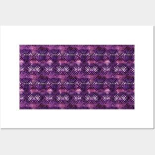 Purple Trendy Pattern V3 Posters and Art